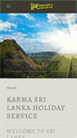 Mobile Screenshot of karmasrilanka.com